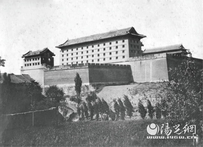 1935年美国传教士毕敬士拍摄的西安城墙