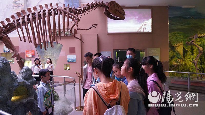 西安市第三十四中学地学社师生参观陕西自然博物馆